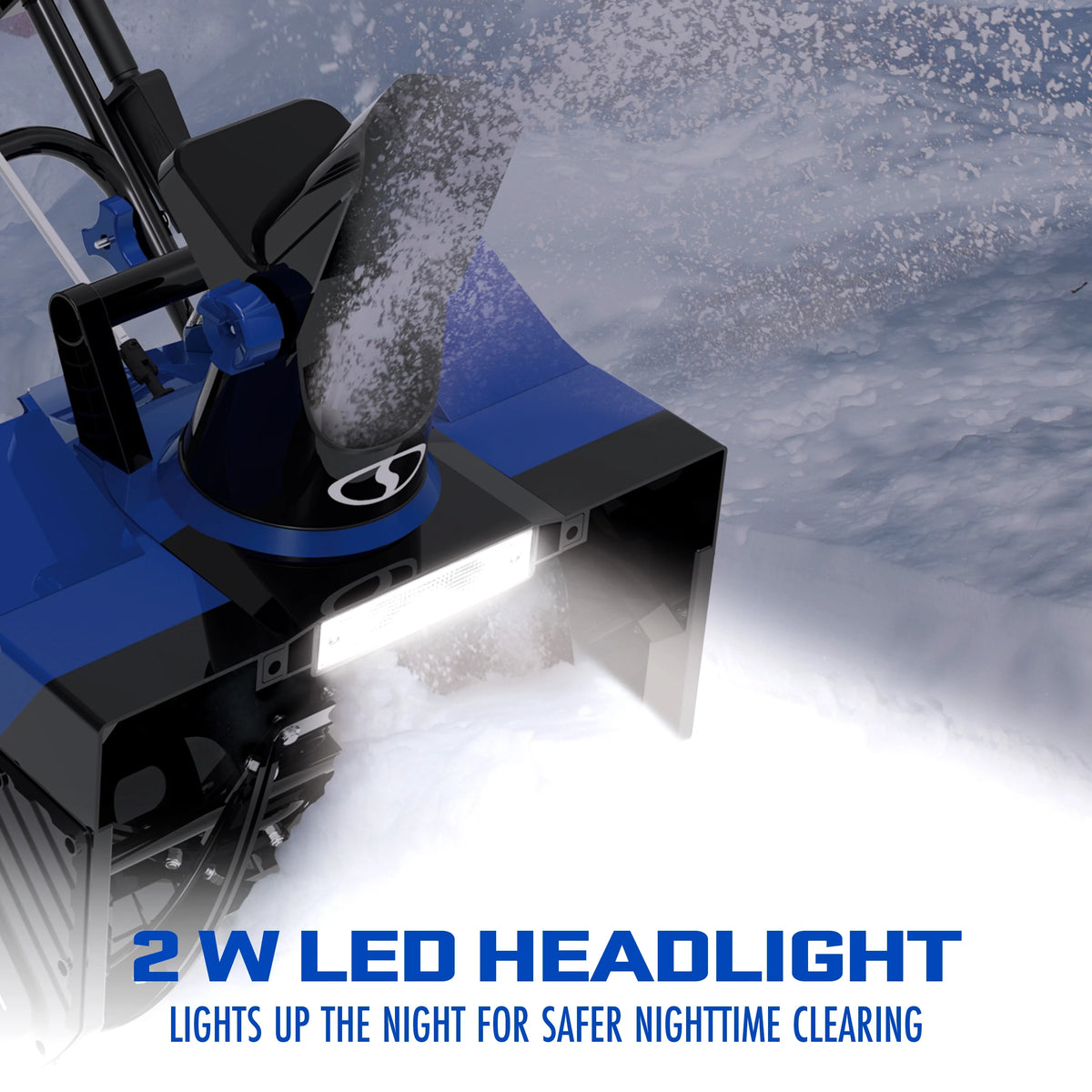 Snow Joe Snow Blower IONMAX, Cordless Electric Kit with LED Light, 24V - X2 - SB18 - TV1