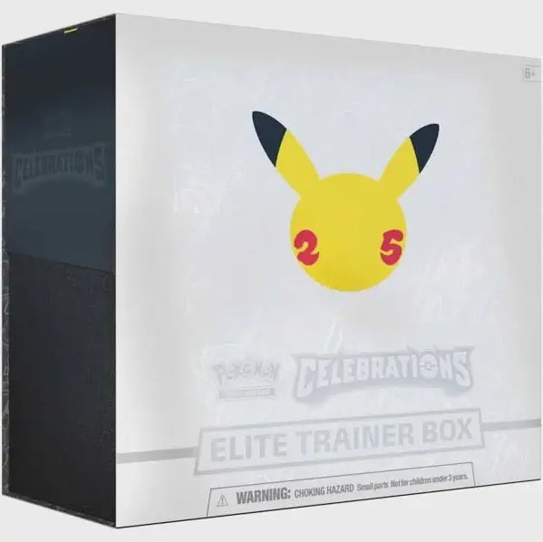 Pokémon Celebrations Elite Trainer Box – 10 Booster Packs, Foil Greninja Card, 65 Sleeves & Energy Cards Included
