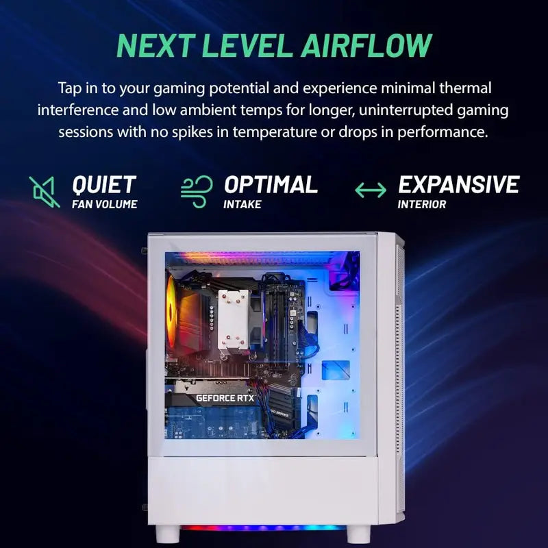 Shadow Gaming Desktop – Intel Core i7-13700F, NVIDIA RTX 4060, 16GB DDR4, 1TB NVMe SSD, 360mm AIO, Windows 11