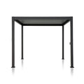 111S Metal Louvered Pergola with Adjustable Roof Mirador Color: Black, Finish: Black, Size: 10 ft W x 13 ft D