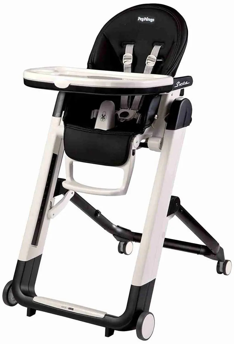 Peg Perego Siesta Highchair, Licorice – Adjustable, Compact, Comfortable Seating Solution for Children