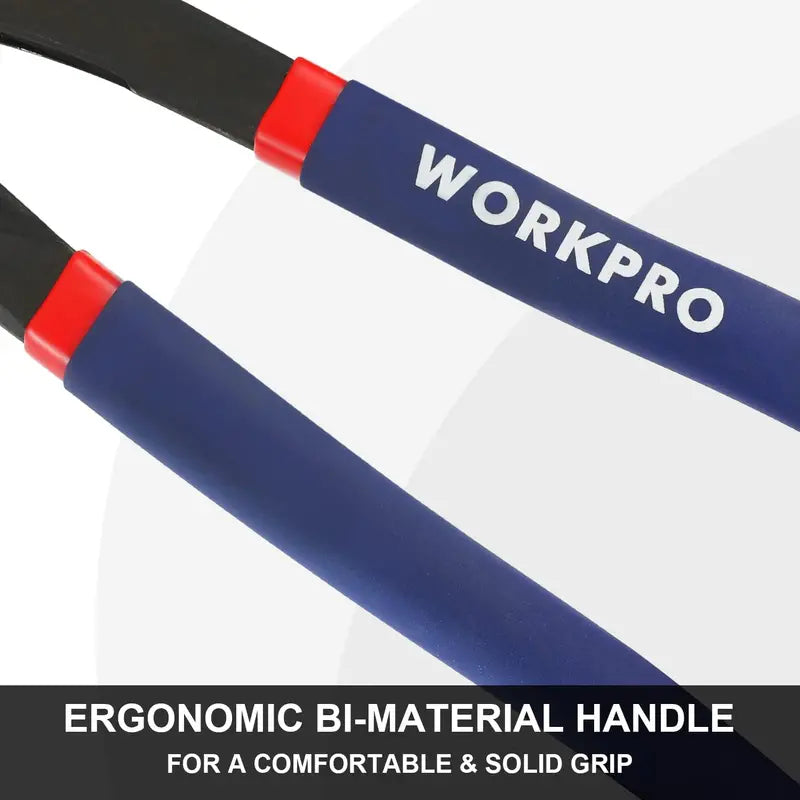 WORKPRO Groove Joint Pliers – Ergonomic Comfort-Grip Design for Precision Tasks