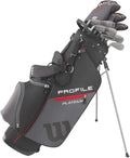 Wilson Profile Platinum Right-Handed Golf Club Set – Includes Stand Bag & Full Irons