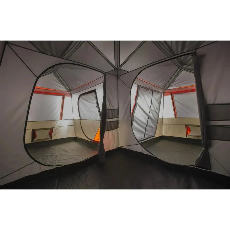 Instant Cabin Tent – Spacious 12-Person Capacity, Easy-Pop Setup for Family Camping