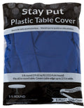 Stay Put Round Tablecover, Royal Blue, 2.5" - 12 count