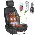 Paffenery 3-in-1 Heated Cooling Car Seat Cover with Massage, Universal Fit, Leather, 12-24V