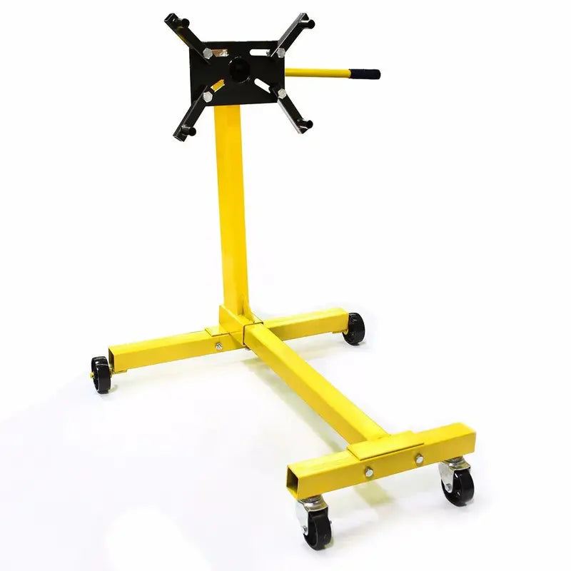 Professional 1000 lb Rotating Engine Stand Hoist – 4-Leg Automotive Lift