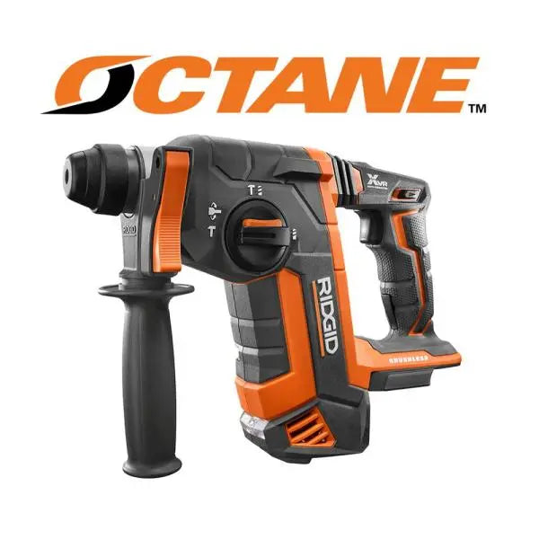 RIDGID R86711B 18V OCTANE Brushless SDS-Plus Rotary Hammer (Tool-Only)