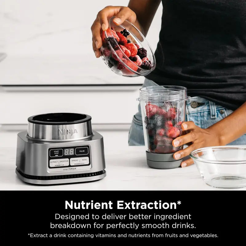 Ninja SS101 SmartTORQUE Stainless Steel Multi-Function Kitchen System – Intelligent Power Blending & Processing