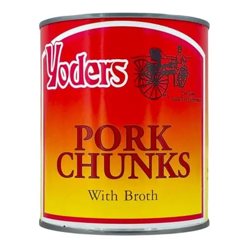 Yoder's Fully Cooked Canned Pork Chunks, 28 oz