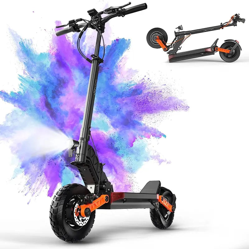 High-Speed Adult Electric Scooter – Hydraulic Brakes, Up to 37 MPH Top Speed