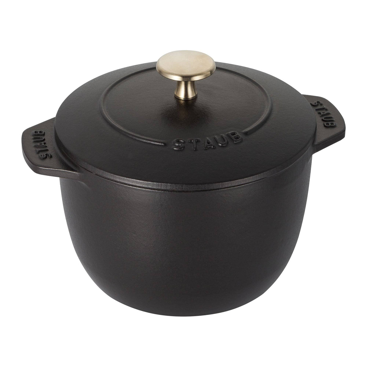 Staub Cast Iron 1.5-Quart Petite French Oven - Matte Black