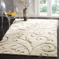 Safavieh Florida Shag Cream/Beige 8 ft. x 10 ft. Area Rug