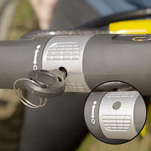 Via Velo Heavy-Duty 14mm U-Lock with 10mm Cable, Mounting Bracket for Road, Mountain, Electric & Folding Bikes