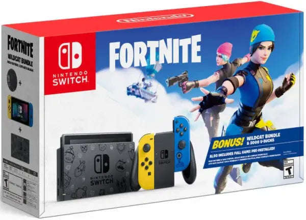 Nintendo Switch Fortnite Wildcat Bundle – Includes Themed Joy-Cons & 2000 V-Bucks