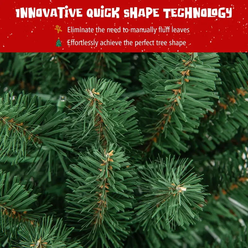 Slender Pre-Lit Pencil-Style Christmas Tree for Compact Home or Office Spaces