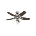 Hunter Builder Ceiling Fan 42 Brushed Nickel Brazilian Cherry