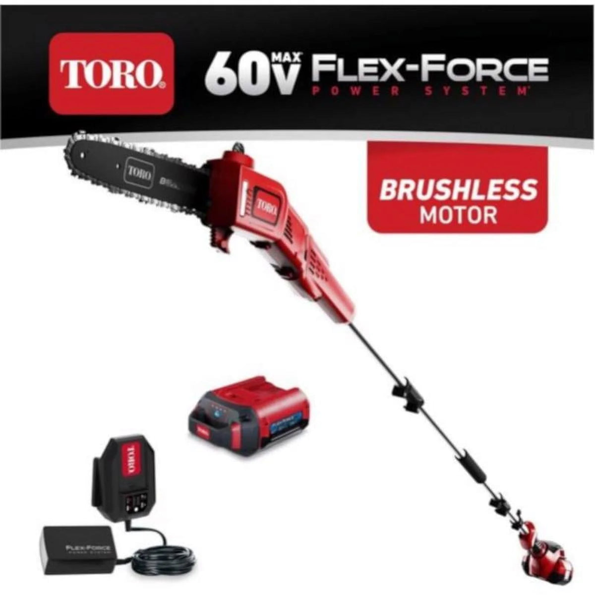 Toro 51870 4 In. 60 V Battery Clearing Saw Kit (Battery & Charger)