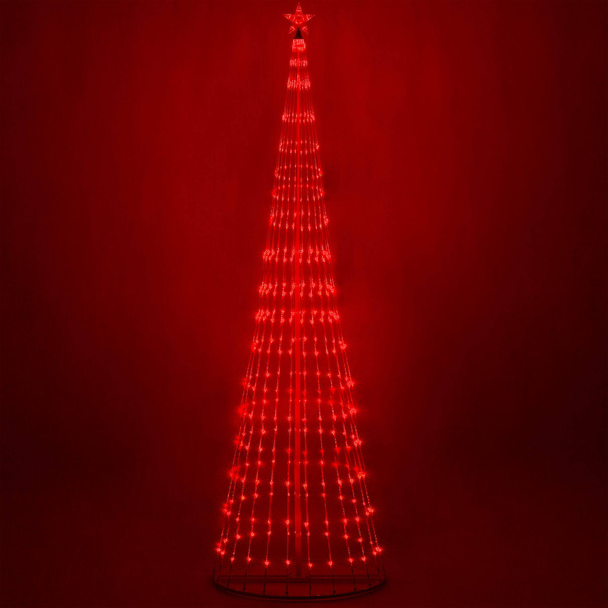 12-ft. Red LED Animated Outdoor Lightshow Christmas Tree