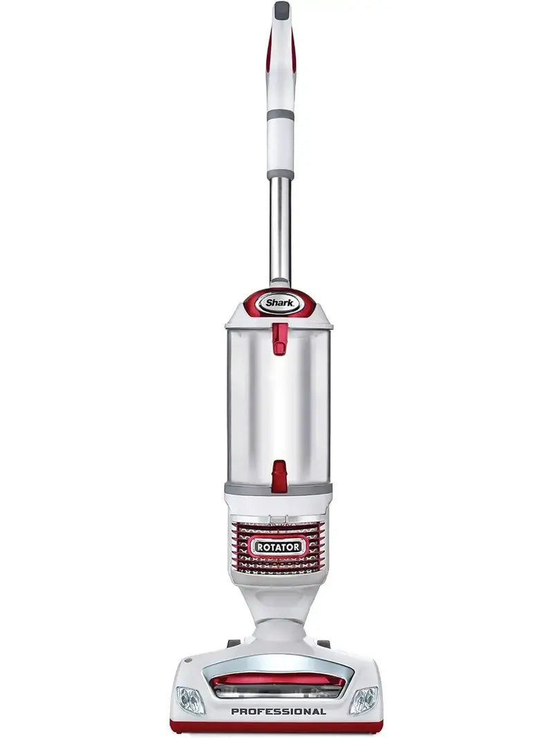 Shark NV501 Rotator Professional Lift-Away Vacuum – HEPA Filtration, Swivel Steering, LED Headlights, and Attachments (White/Red)