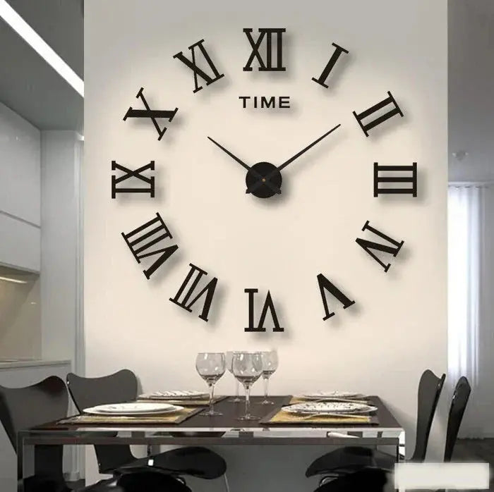 Silent Analog Wall Clock – Elegant Decorative Time Display