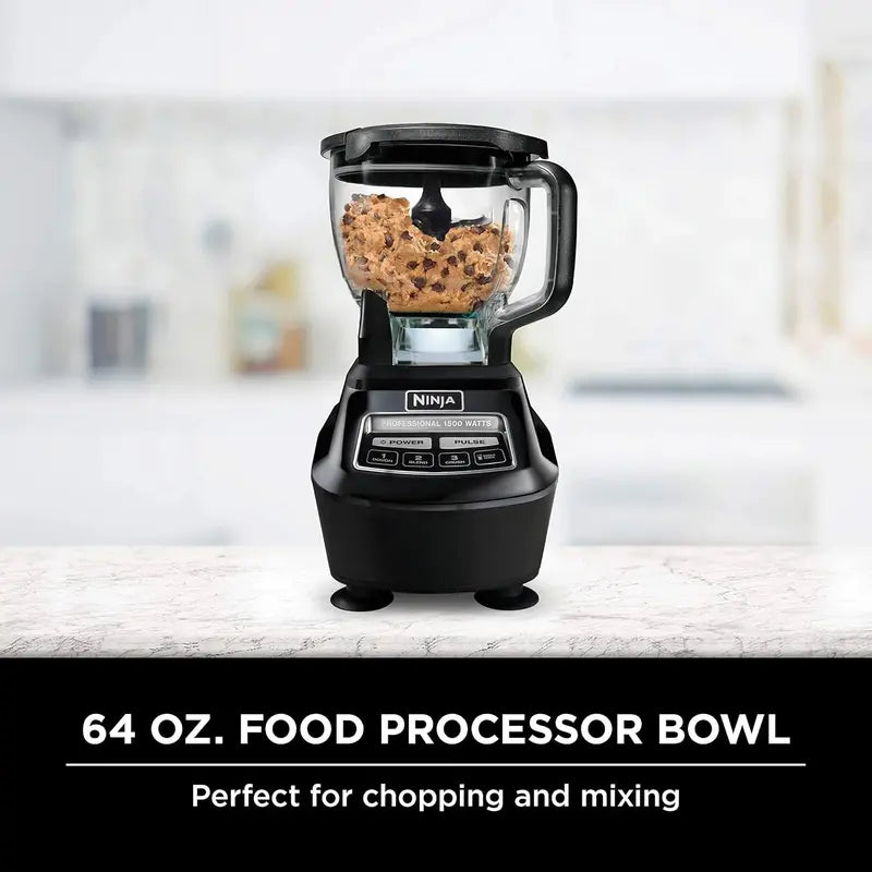 Ninja Mega Kitchen System – 1500W Blender + Food Processor with To-Go Cups