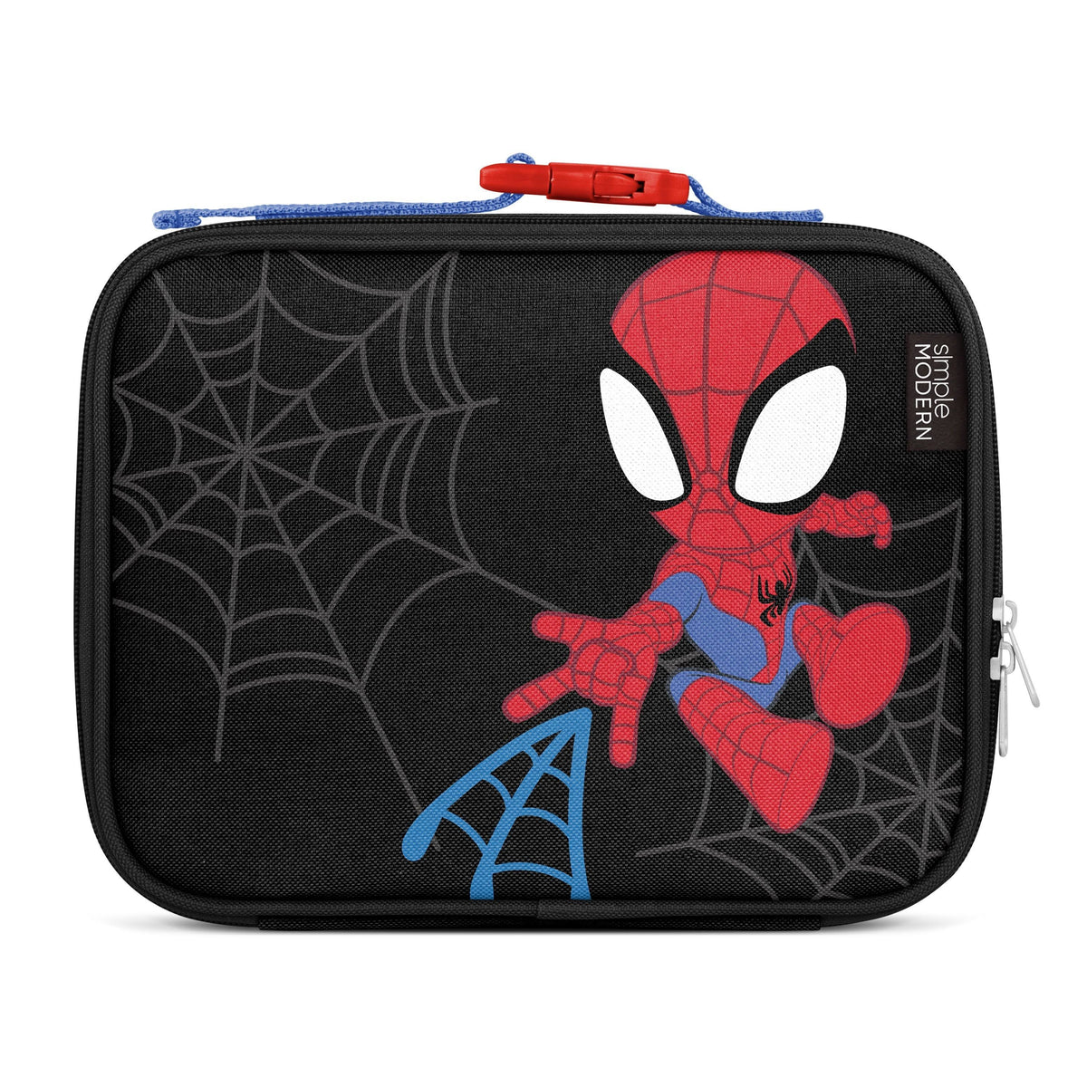 Simple Modern Marvel Spider-Man Kids Lunch Box for Toddler | Insulated Bag for Boys Meal Containers with Pockets | Hadley | Spidey Kid