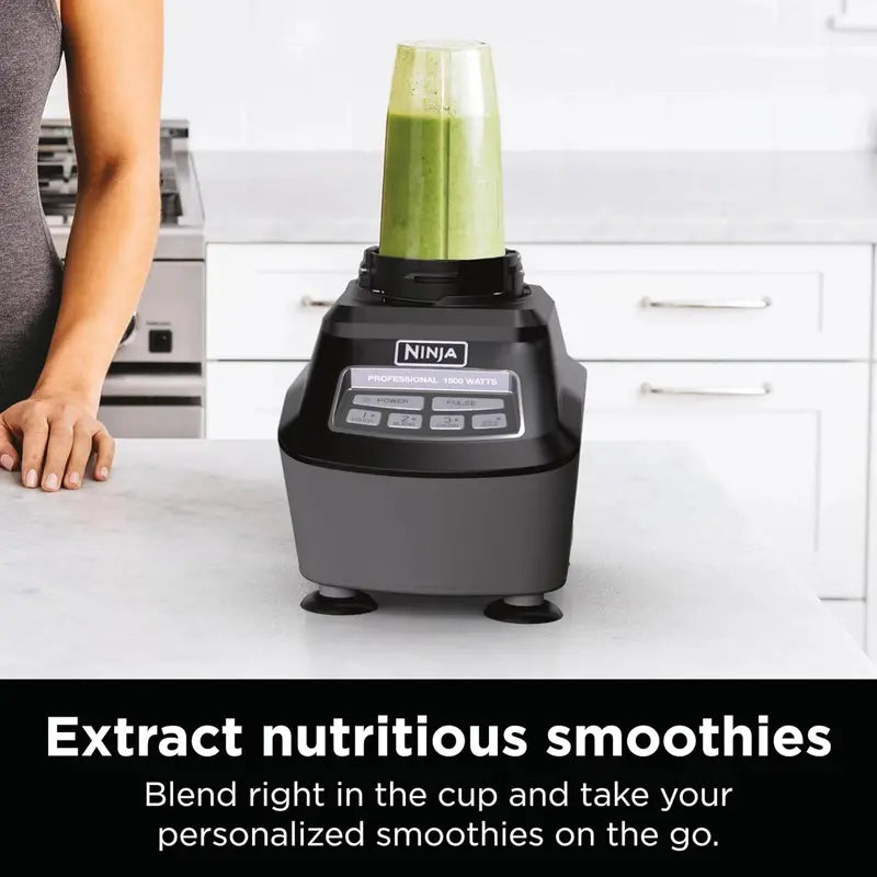 Ninja Mega Kitchen System – 1500W Blender + Food Processor with To-Go Cups