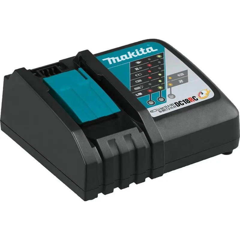 Makita 18V LXT Starter Kit — 5.0Ah Battery, Rapid Charger & Brushless Angle Grinder Combo