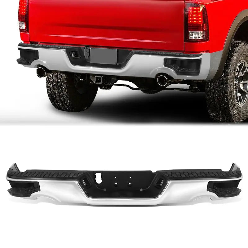 Ram 1500 & 1500 Classic Rear Bumper – Dual Exhaust Cutouts (2011–2018, 2019–2023)