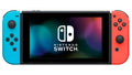 Renewed Nintendo Switch Console with Neon Blue and Red Joy-Con Controllers