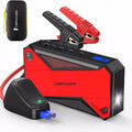 Peak 1600A Portable Car Jump Starter – 18000mAh, LCD Display, Smart Clamps, Diesel/Gas Compatible