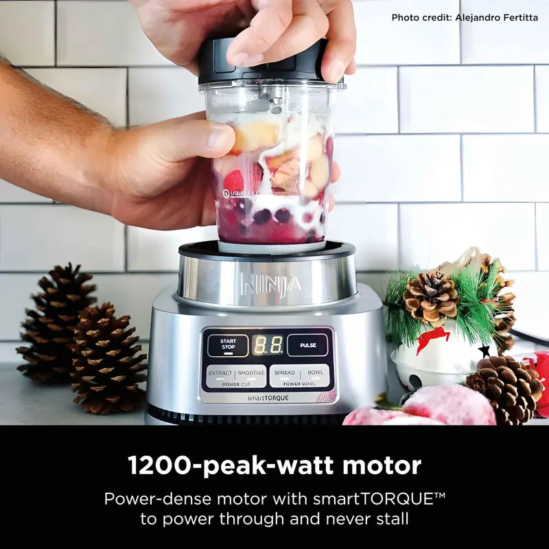 Ninja SS101 SmartTORQUE Stainless Steel Multi-Function Kitchen System – Intelligent Power Blending & Processing