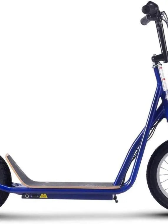 Groove-350 Electric Scooter, 36V 350W, Big Wheel, Lithium Battery, Blue