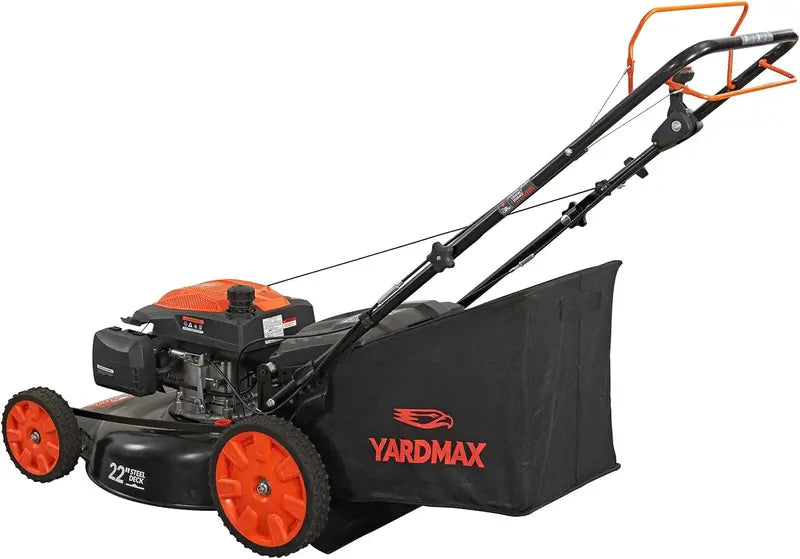 PACE 22-Inch Gas-Powered Self-Propelled Lawn Mower – 201cc Engine, 6-Speed CVT, Rear-Wheel Drive