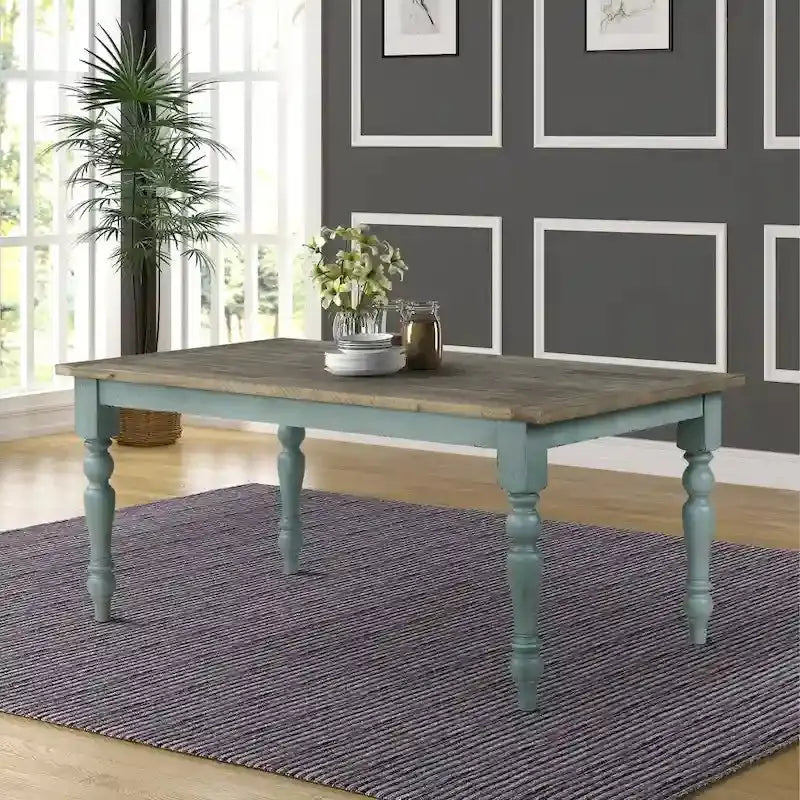 Roundhill Prato 5-Piece Dining Set – Crossback Chairs & Wooden Table