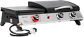 Royal Gourmet PD1305H 3-Burner Propane Grill & Griddle Combo – Lid-Integrated 3-in-1 Cooking Station
