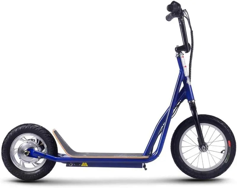 Groove-350 Electric Scooter, 36V 350W, Big Wheel, Lithium Battery, Blue