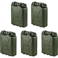 Scepter BPA Durable 5 Gallon 20 Liter Portable Water Storage Container (5 Pack)