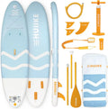 HUIIKE All-in-One Inflatable Paddle Board Kit with Pump, Paddle & Fins