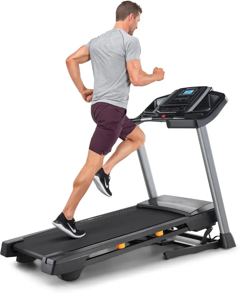 NordicTrack T Series Treadmill — Sleek Design, Space-Saving Foldability, and Responsive Performance