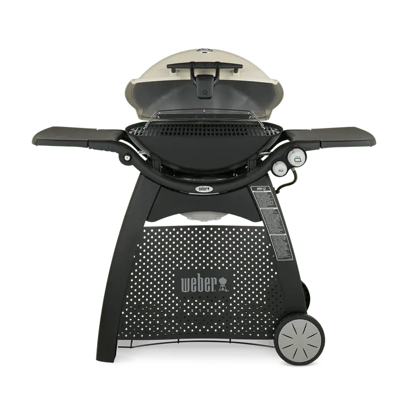 Weber Q 3200 Portable Gas Grill – Stainless Steel Lid, Built-in Thermometer