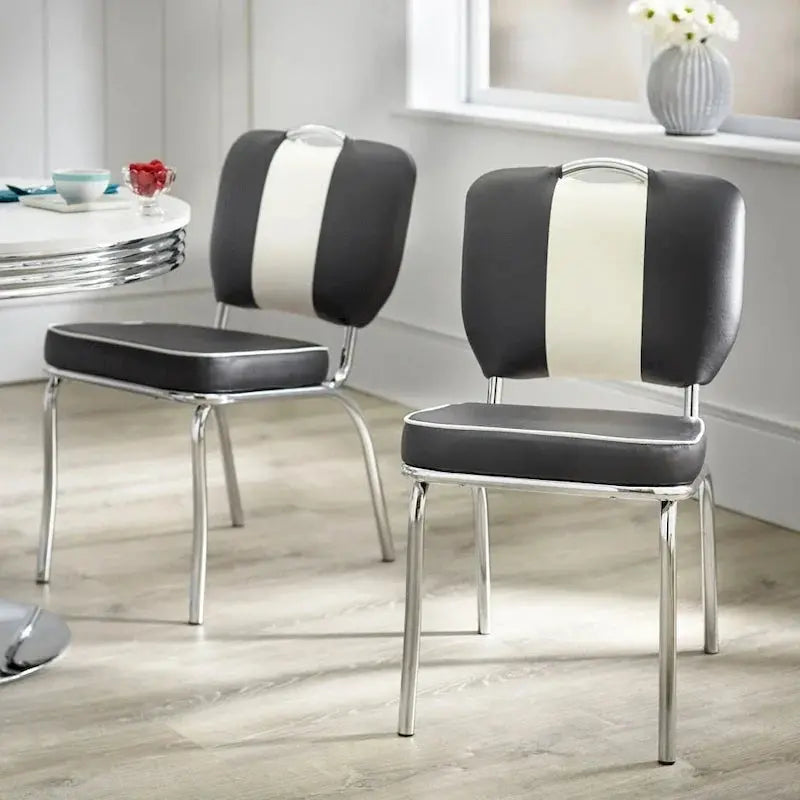 Simple Living Raleigh Retro Dining Set – 5-Piece Vintage-Inspired Table and Chair Ensemble