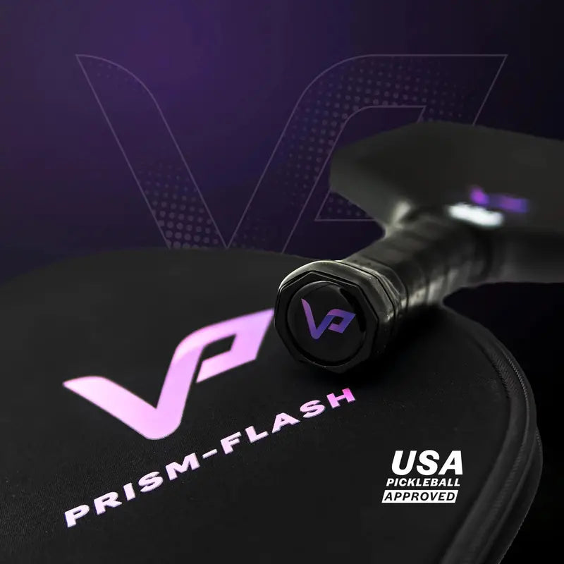 Vatic Pro Prism Carbon Fiber Pickleball Paddle 16mm – Foam Edge, Enhanced Durability, USAPA Approved