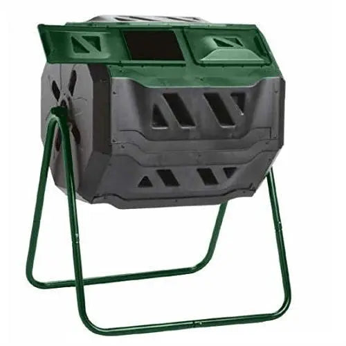 Outdoor Living Concepts 43-Gallon Compost Tumbler — Dual-Chamber, Rotating Design for Efficient Garden Composting