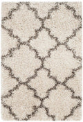 Safavieh Hudson Shag Ivory / Grey Rug - SGH282A - 6' x 9'