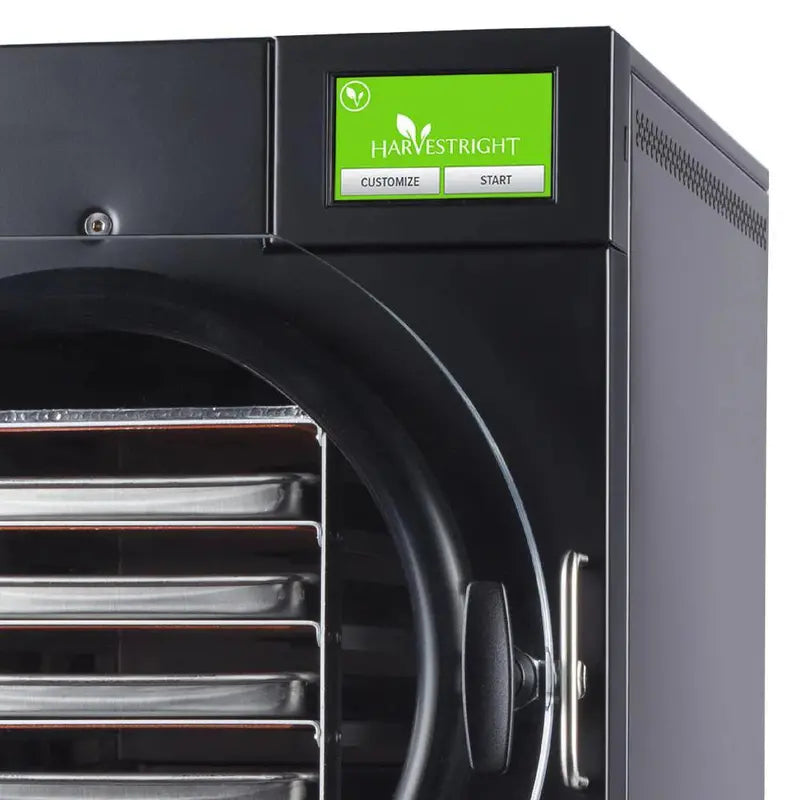 Harvest Right 5-Tray Medium Aluminum Freeze Dryer – Includes Mylar Bag Starter Kit (Black)