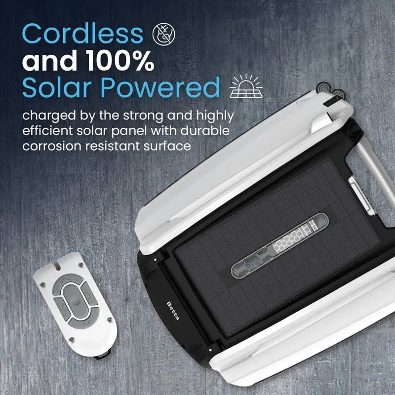 Solar-Powered Pool Skimmer Robot – SE Series with Dual-Salt Chlorine-Resistant Motor & Enhanced Durability