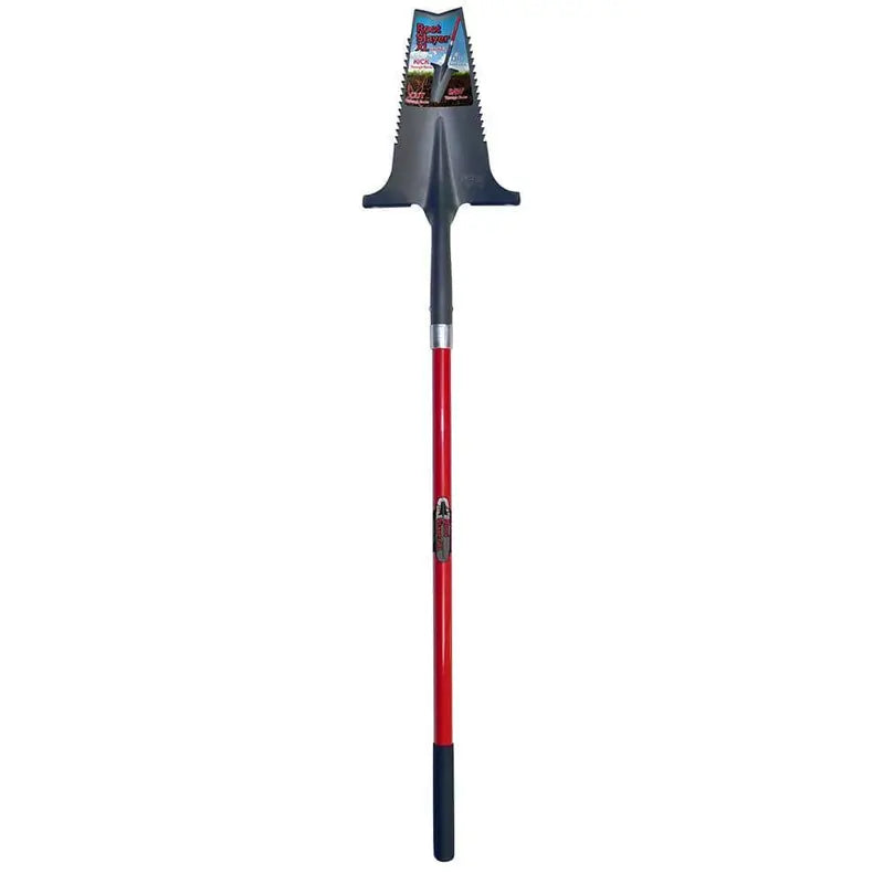 Radius Garden Root Slayer XL Shovel, 57.5 in, Carbon Steel Blade, Fiberglass Handle, Heavy-Duty Gardening Tool