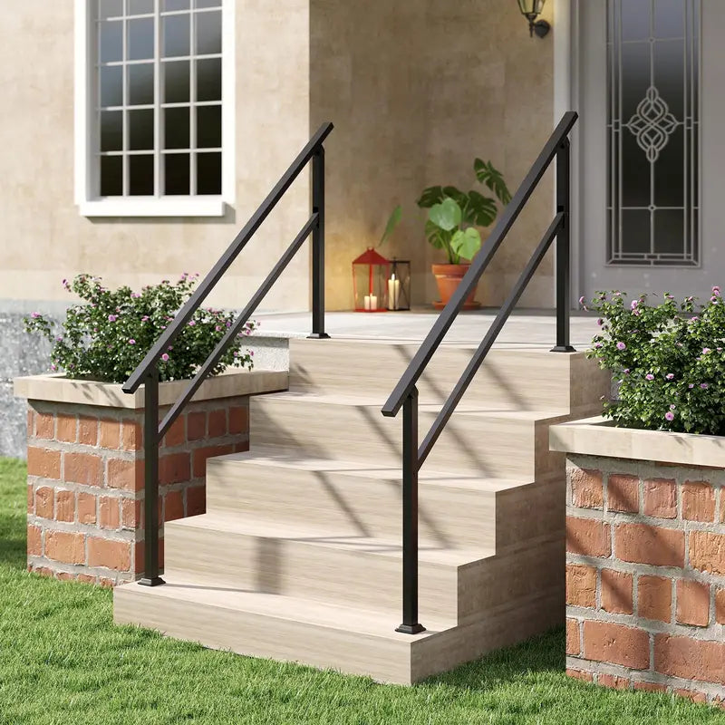 Outdoor Step Handrail Kit for 0–5 Steps